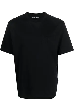 Palm Angels Monogram-embroidered cotton T-shirt