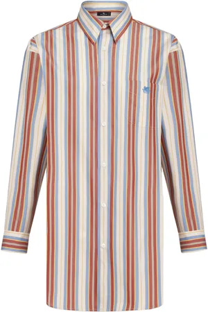Etro Vertical-stripe cotton shirt