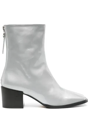Aeyde Amina patent leather ankle boots