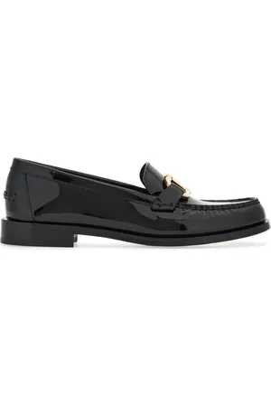 Salvatore Ferragamo Gancini-buckle leather loafers