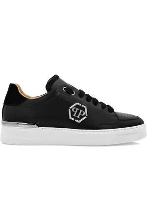 Philipp Plein Logo-print leather sneakers