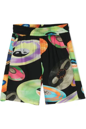 Molo Graphic-print slip-on shorts