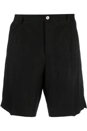 Dolce & Gabbana Pleated linen shorts