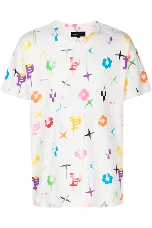 Purple Brand Painted Monogram T-shirt