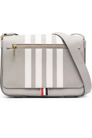 Thom Browne Reporter 4-Bar stripe shoulder bag