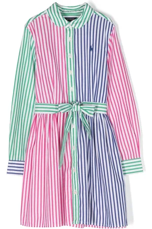Ralph Lauren Polo Pony striped shirt dress