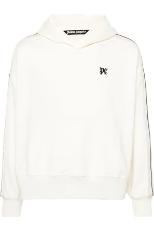 Palm Angels Monogram-embroidered track hoodie