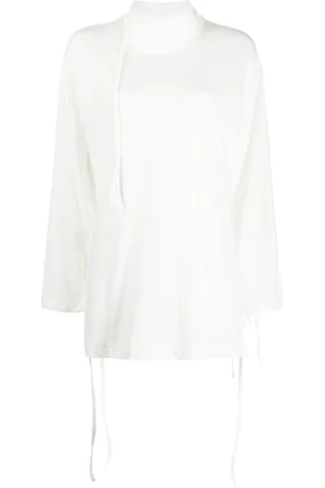 YOHJI YAMAMOTO High-neck cotton blouse