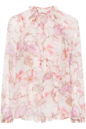 ZIMMERMANN Matchmaker Billow floral-print blouse