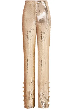 Paco rabanne Sequinned flared trousers