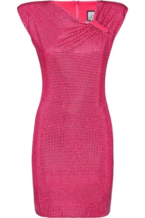 Philipp Plein Crystal-embellished mini dress