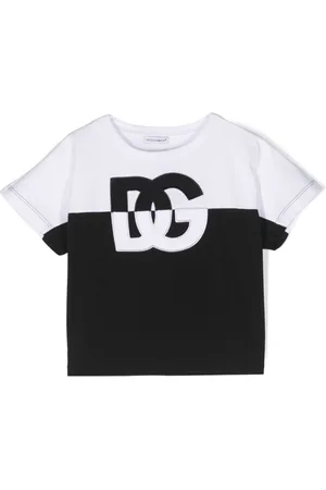Dolce & Gabbana Logo-appliqué panelled T-shirt