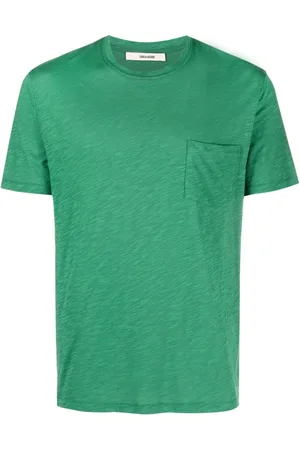 Zadig & Voltaire Mélange-effect cotton T-shirt