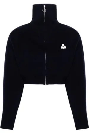 Marant Etoile Oxane logo-embroidered cardigan