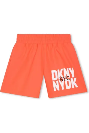 DKNY Logo-print swim shorts