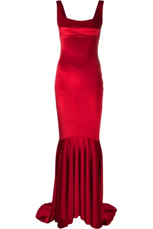 Atu Body Couture Velvet mermaid gown