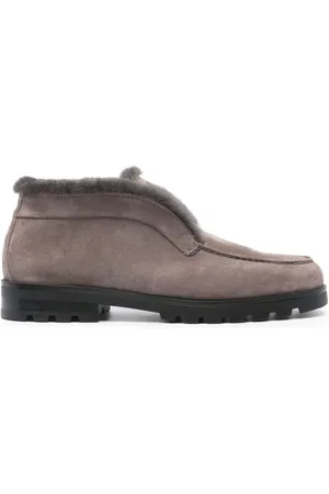 santoni Desert suede loafers