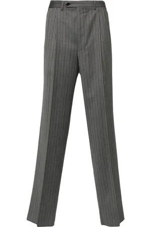 CANALI Pinstripe-pattern wool trousers