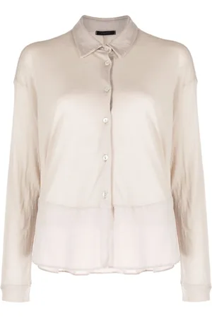 TRANSIT Panelled virgin wool-blend top