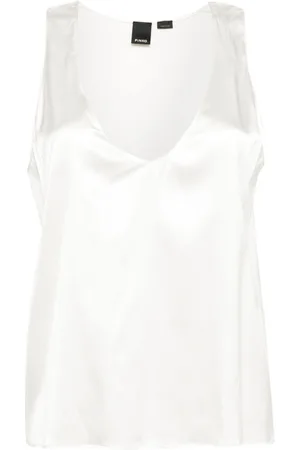 Pinko Satin-finish sleeveless top