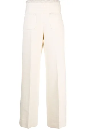 Sandro Embellished tweed trousers
