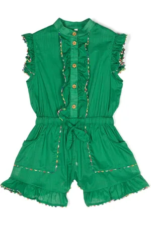 ZIMMERMANN Ruffle-detailed playsuit