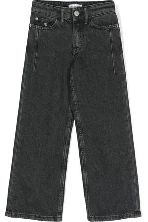 Calvin Klein High-rise wide-leg jeans