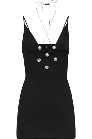 AREA Cut out sleeveless mini dress