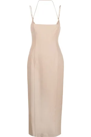 The Attico Panelled virgin-wool dress