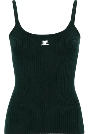 Courrèges Reedition ribbed tank top