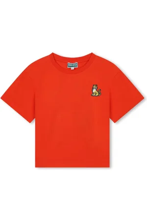 Kenzo Tiger-embroidered cotton T-shirt
