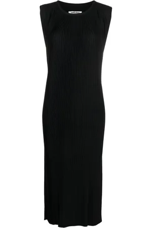 HENRIK VIBSKOV Pull plissé-crepe midi dress