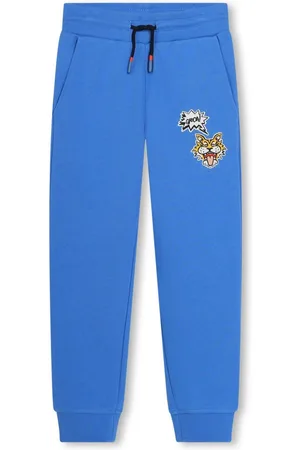 Kenzo Tiger-print cotton track pants
