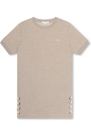 Chloé Lace-detail organic-cotton T-shirt