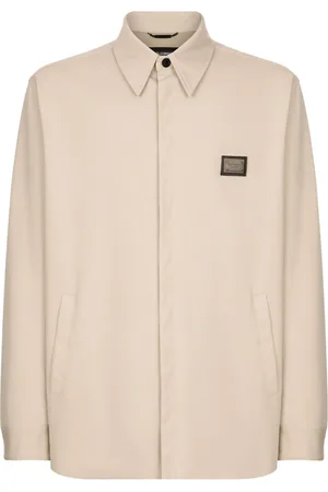 Dolce & Gabbana Logo-appliqué shirt jacket