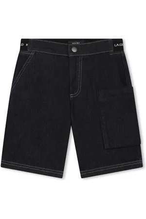 Karl Lagerfeld Straight-leg denim shorts