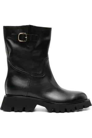 santoni Zip-up ankle leather boots