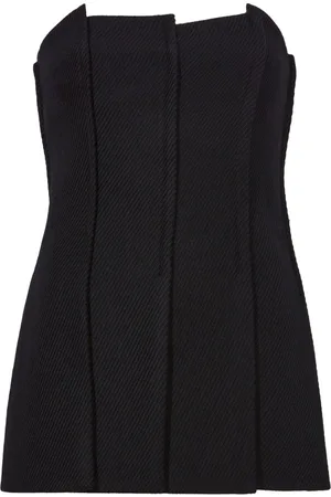 Proenza Schouler Corinne strapless twill top