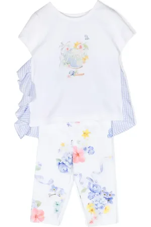 Lapin House Graphic-print panelled tracksuit