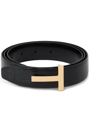 Tom Ford T-plaque leather belt