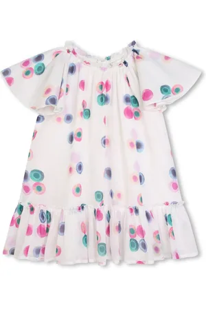 Chloé Graphic-print organic cotton dress