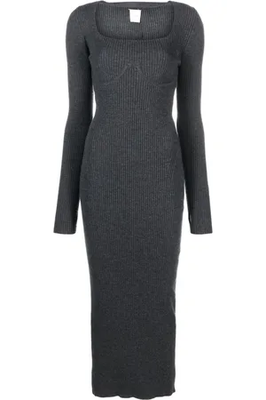 Patou Long-sleeve knitted dress