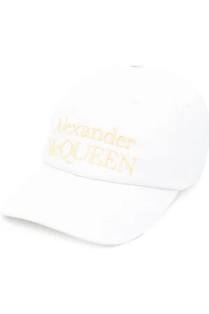 Alexander McQueen Embroidered-logo cotton cap