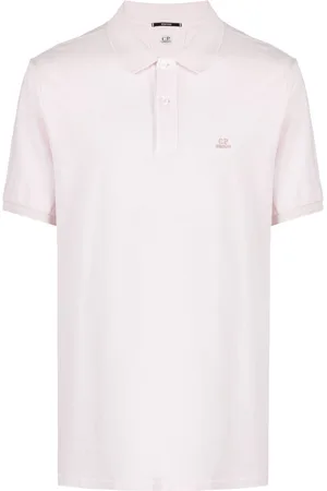 C.P. Company Logo-patch piqué polo shirt