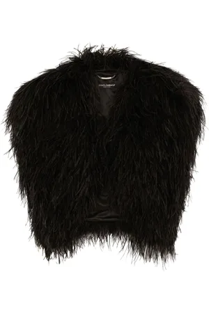 Dolce & Gabbana Feather bolero jacket