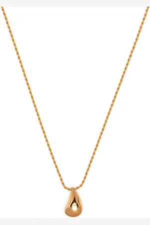 Missoma Savi Sculptural Droplet pendant necklace