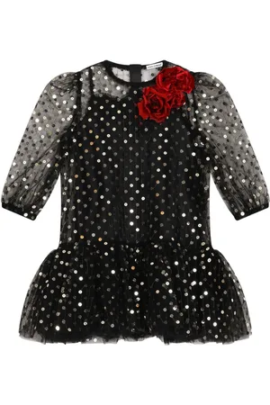 Dolce & Gabbana Sequin-embellished tulle dress