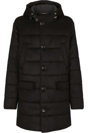 Dolce & Gabbana Quilted cashmere single-breasted coat