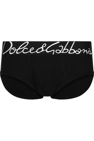 Dolce & Gabbana Logo-waistband cotton-blend briefs