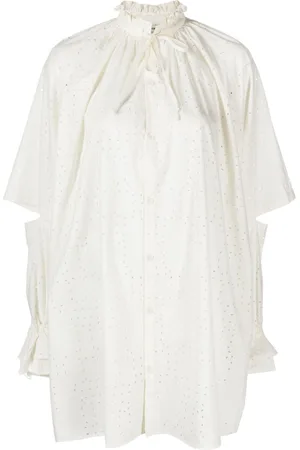 HENRIK VIBSKOV Void Filler broderie-anglaise shirt